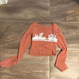 Billabong Tan Top with Graphic Design
